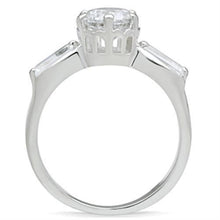 Load image into Gallery viewer, SS060 - Silver 925 Sterling Silver Ring with AAA Grade CZ  in Clear