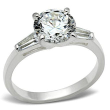 Load image into Gallery viewer, SS061 - Silver 925 Sterling Silver Ring with AAA Grade CZ  in Clear