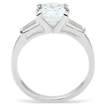 Load image into Gallery viewer, SS061 - Silver 925 Sterling Silver Ring with AAA Grade CZ  in Clear