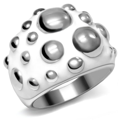 TK042 - High polished (no plating) Stainless Steel Ring with No Stone