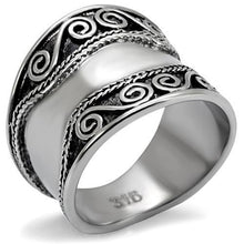 Load image into Gallery viewer, TK052 - High polished (no plating) Stainless Steel Ring with No Stone