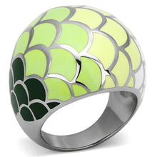 Load image into Gallery viewer, TK1174 - High polished (no plating) Stainless Steel Ring with Epoxy  in Multi Color
