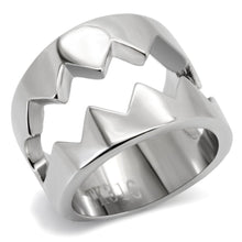 Load image into Gallery viewer, TK143 - High polished (no plating) Stainless Steel Ring with No Stone