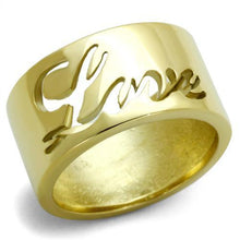 Load image into Gallery viewer, TK1878 - IP Gold(Ion Plating) Stainless Steel Ring with No Stone