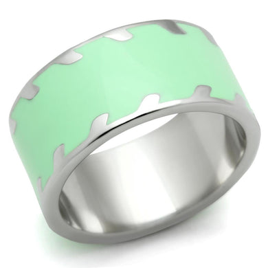 TK222 - High polished (no plating) Stainless Steel Ring with No Stone