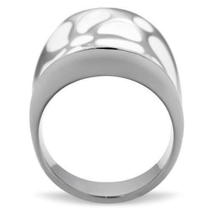 TK224 - High polished (no plating) Stainless Steel Ring with No Stone