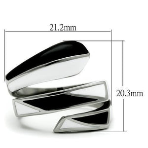 TK228 - High polished (no plating) Stainless Steel Ring with No Stone