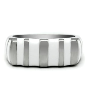 TK231 - High polished (no plating) Stainless Steel Ring with No Stone