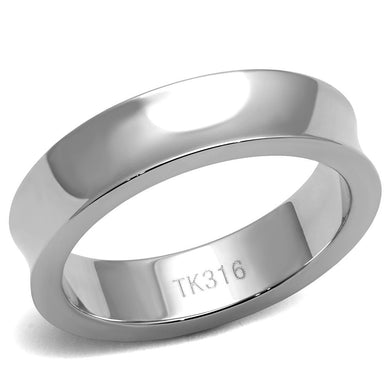 TK2561 - High polished (no plating) Stainless Steel Ring with No Stone