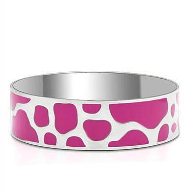 TK289 - High polished (no plating) Stainless Steel Bangle with No Stone