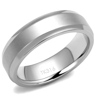 TK2916 - High polished (no plating) Stainless Steel Ring with No Stone