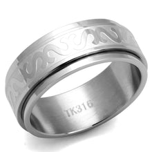 Load image into Gallery viewer, TK2941 - High polished (no plating) Stainless Steel Ring with No Stone