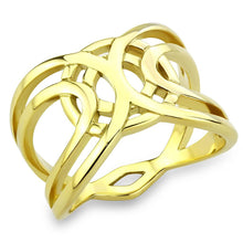 Load image into Gallery viewer, TK3639 - IP Gold(Ion Plating) Stainless Steel Ring with No Stone