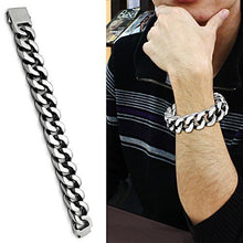Load image into Gallery viewer, TK445 - High polished (no plating) Stainless Steel Bracelet with No Stone