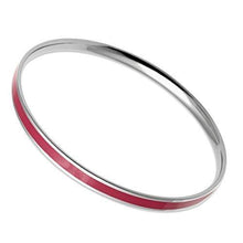 Load image into Gallery viewer, TK538 - High polished (no plating) Stainless Steel Bangle with Epoxy  in Siam