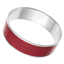 Load image into Gallery viewer, TK785 - High polished (no plating) Stainless Steel Bangle with Epoxy  in Siam