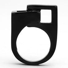 Load image into Gallery viewer, TK989 - IP Black(Ion Plating) Stainless Steel Ring with No Stone