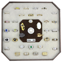 Load image into Gallery viewer, VK-001-SIZE9 - Assorted Brass Ring with Assorted  in Assorted