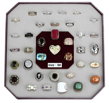 Load image into Gallery viewer, VK-008-SIZE8 - Assorted Brass Ring with Assorted  in Assorted