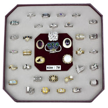 Load image into Gallery viewer, VK-016-SIZE7 - Assorted Brass Ring with Assorted  in Assorted