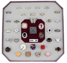 Load image into Gallery viewer, VK-022-SIZE8 - Assorted Brass Ring with Assorted  in Assorted