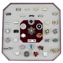 Load image into Gallery viewer, VK-025-SIZE8 - Assorted Brass Ring with Assorted  in Assorted