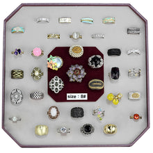 Load image into Gallery viewer, VK-029-SIZE8 - Assorted Brass Ring with Assorted  in Assorted